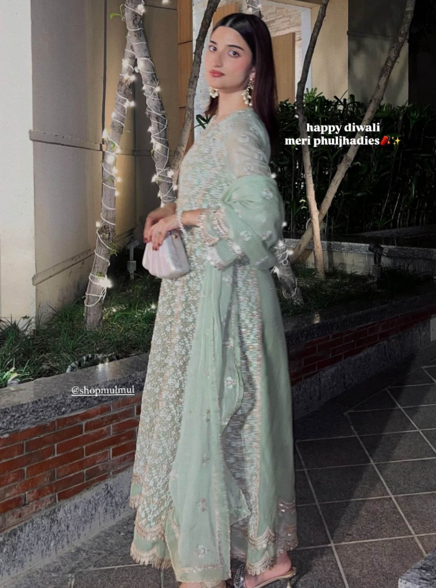 Mulmul Organza Kwanjal Green Kurta With Mulmul Pima Satin Kwanjal Green Pant