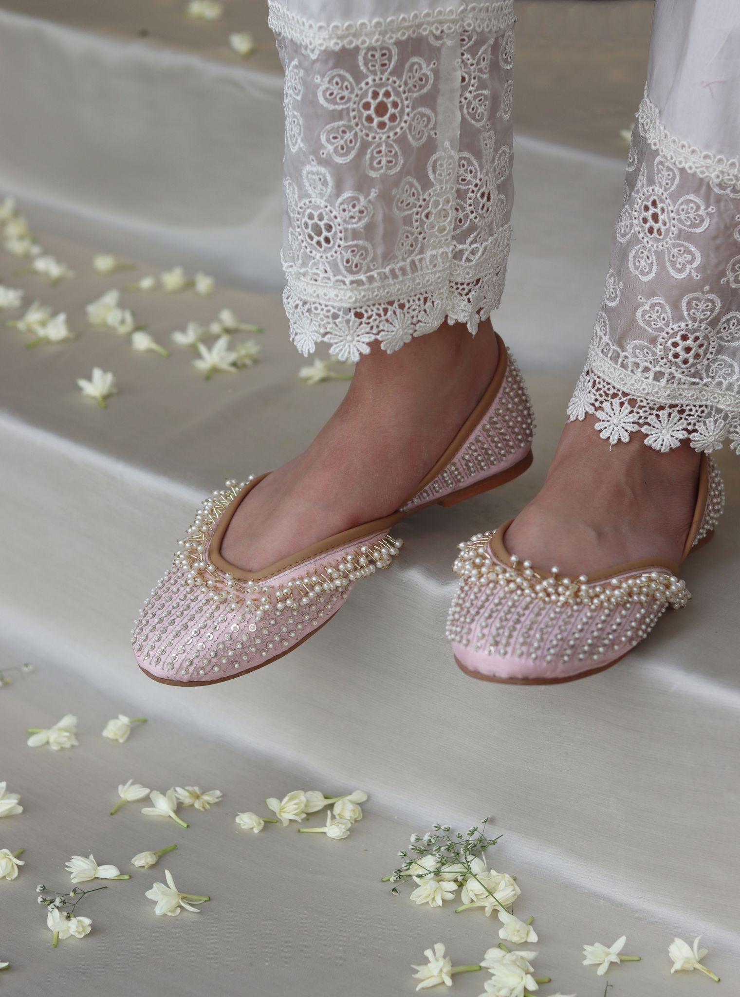 Mulmul Aira Light Pink Vegan Jutti