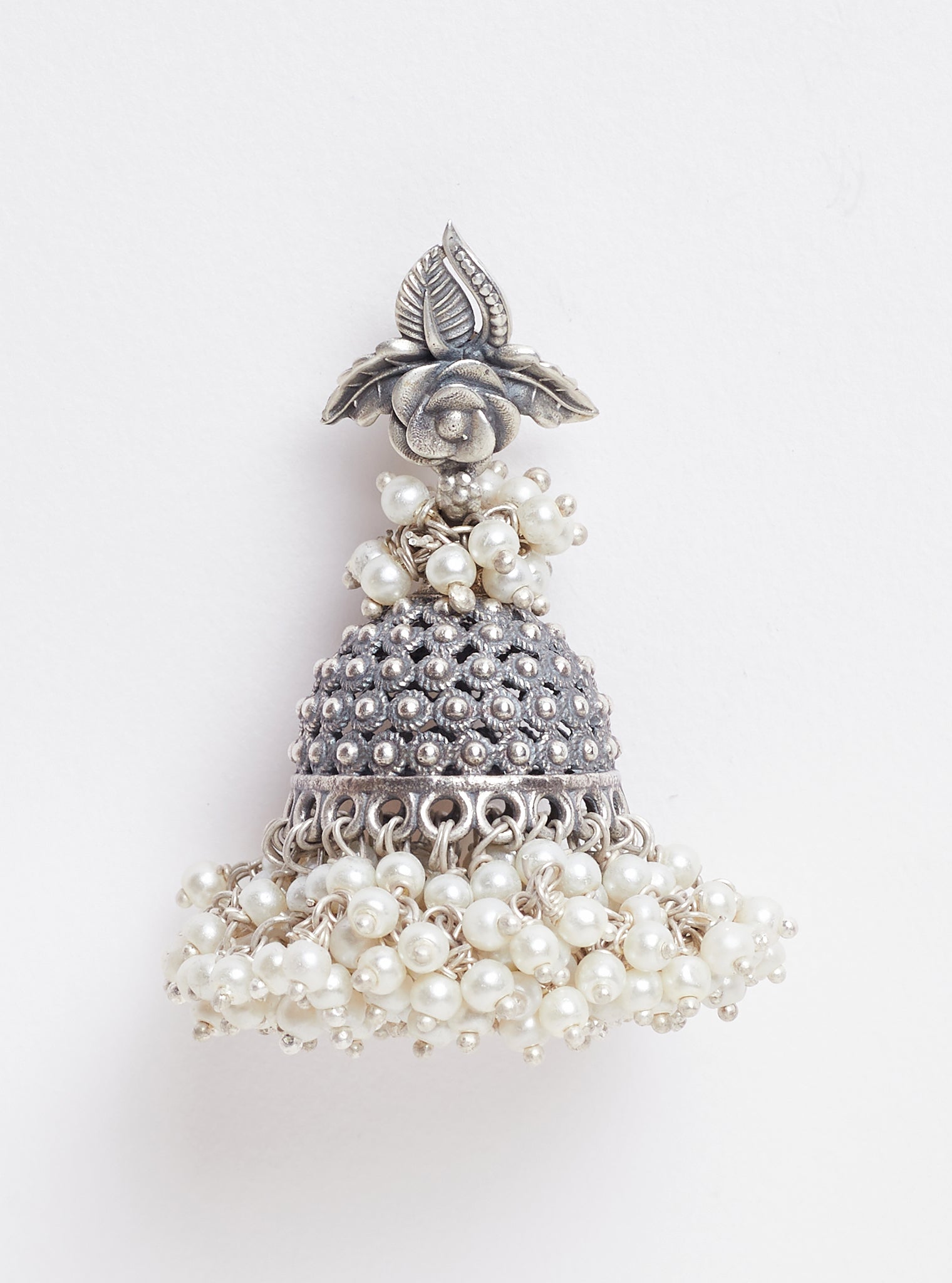 Rosette tribal jhumka