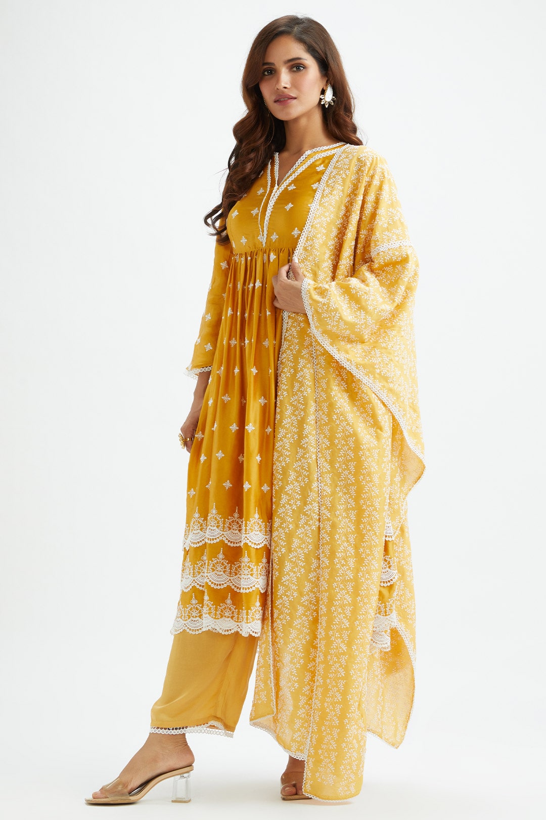 Jillian Dupatta MUSTARD