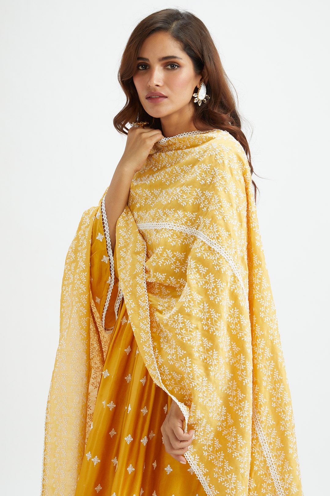 Jillian Dupatta MUSTARD