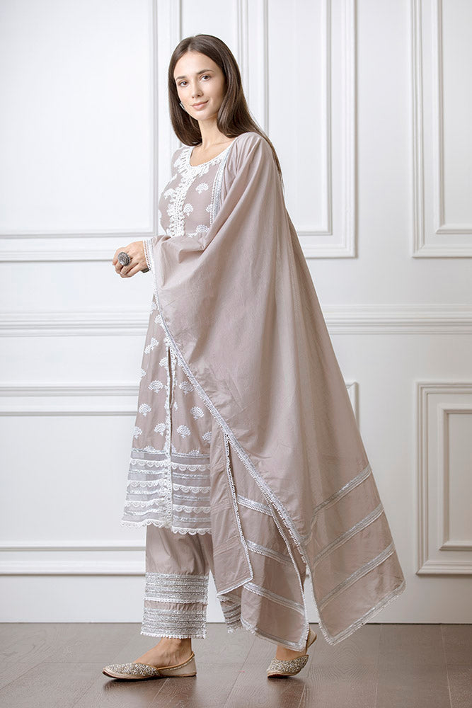 Mulmul Side Gota Dupatta