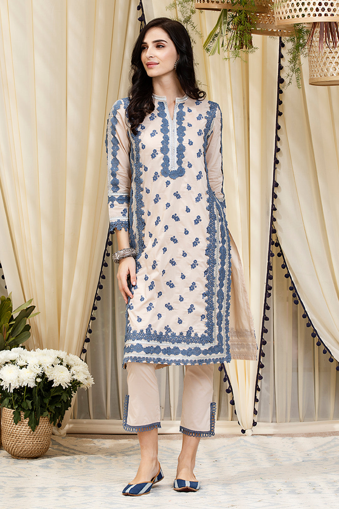 Mulmul Cotton Daniella Kurta