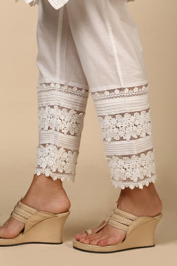 Pin Tuck Lace Pyajama