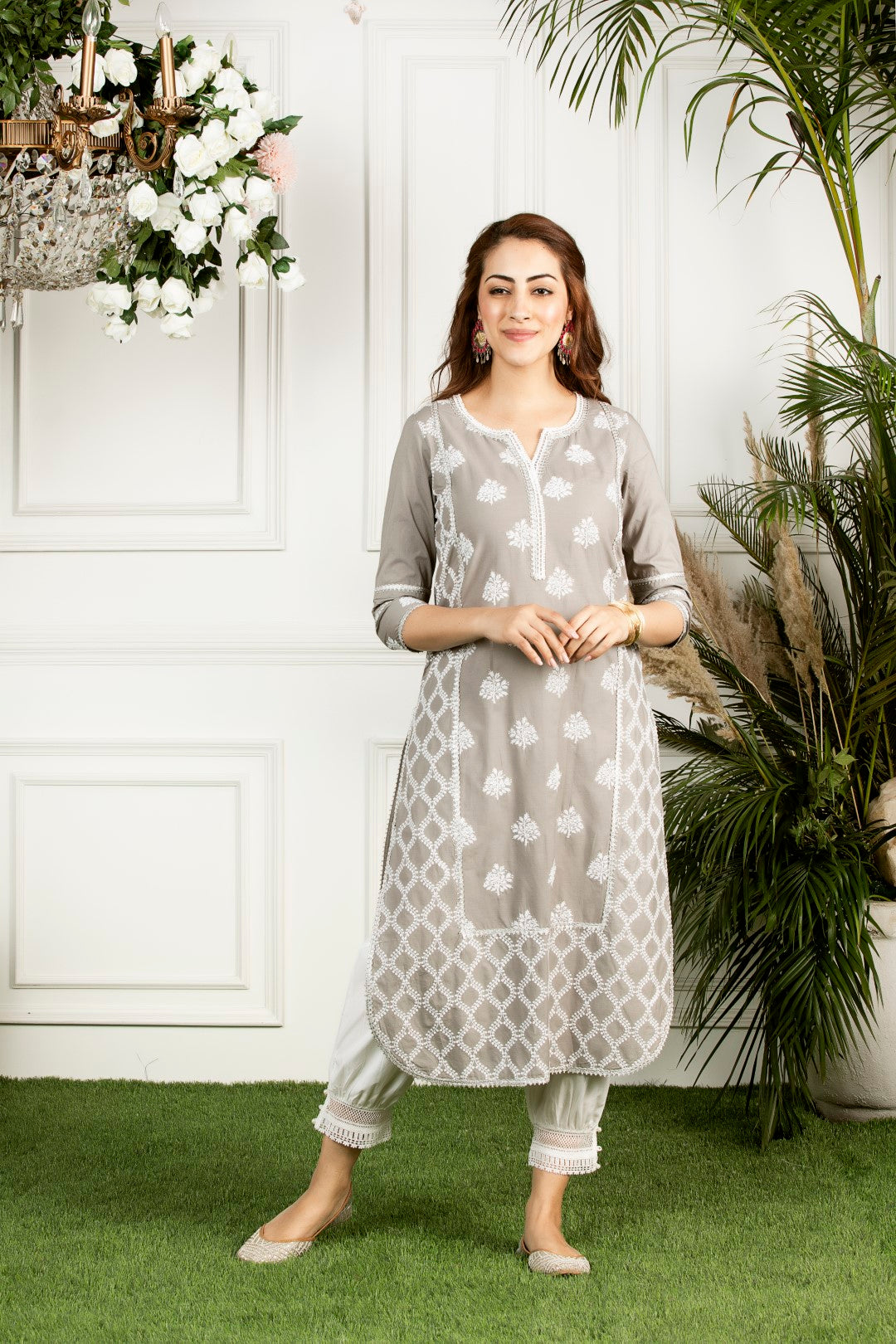 Mulmul Cotton Senna Kurta