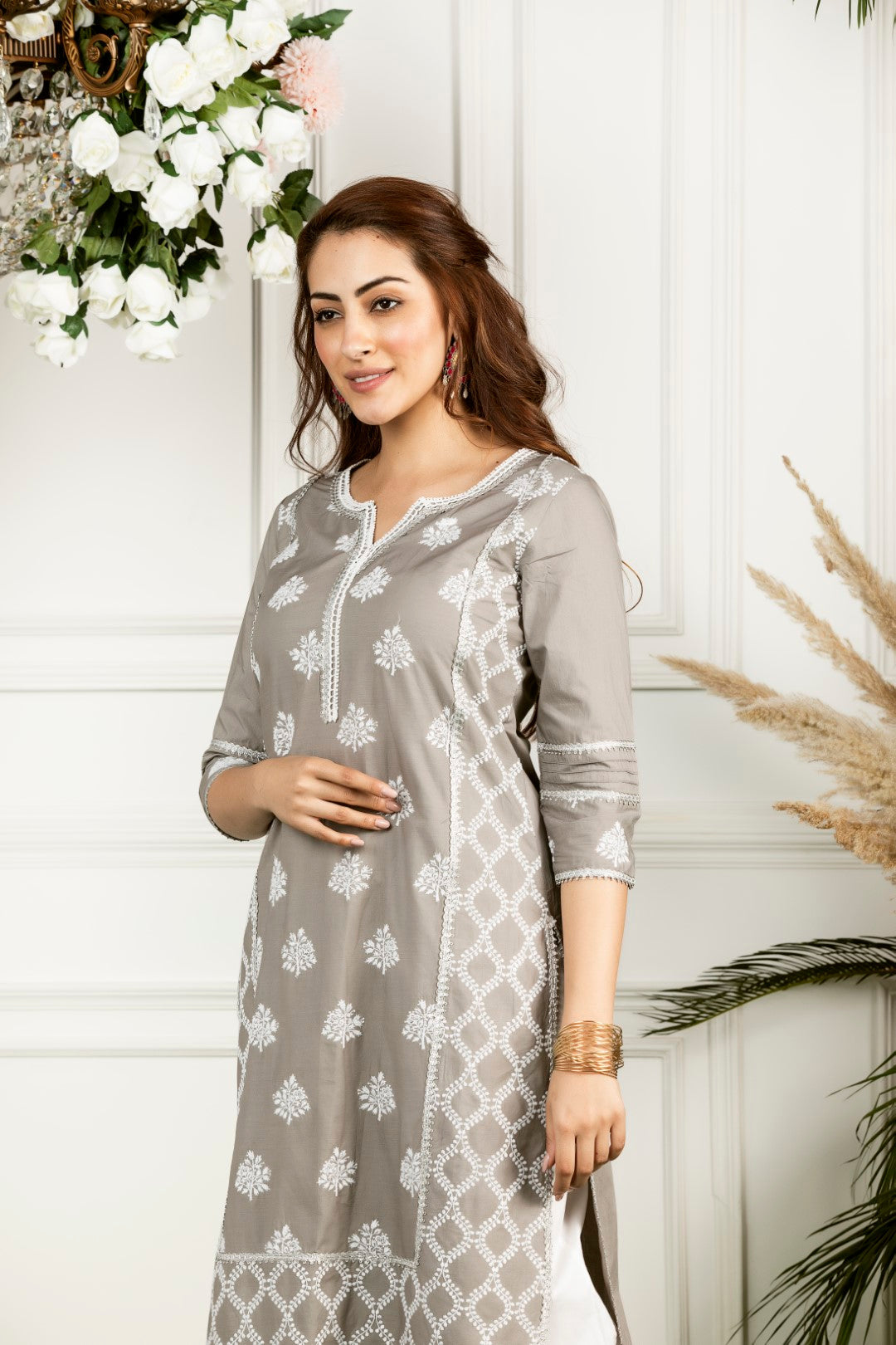 Mulmul Cotton Senna Kurta