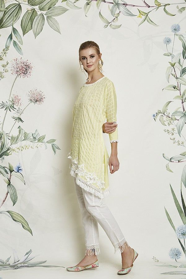 Peony Kurta Yellow