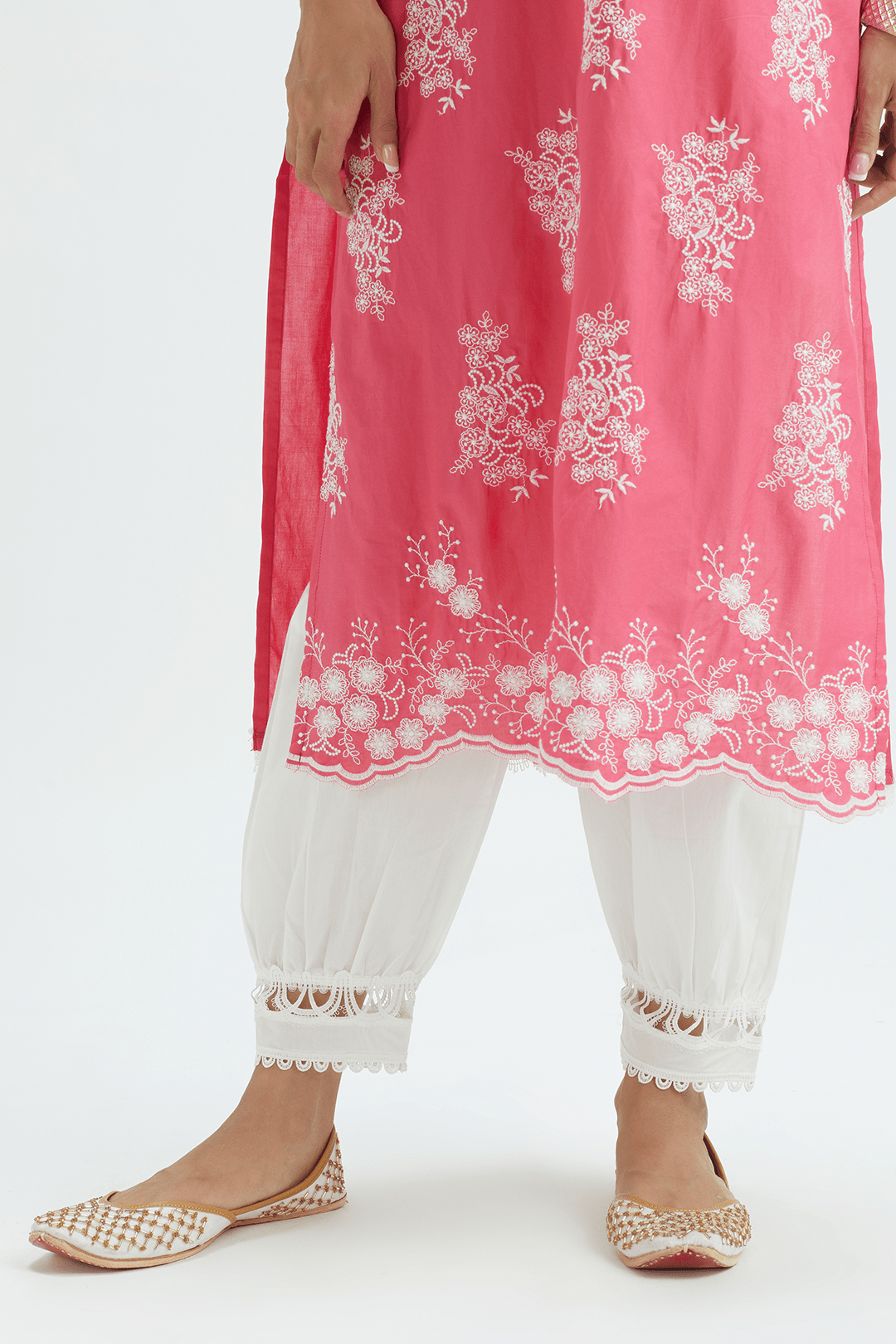 Mulmul Cotton PERLA KURTA With NEW HAREM PANT